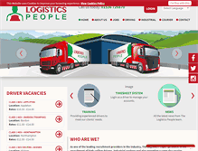 Tablet Screenshot of logisticspeople.co.uk